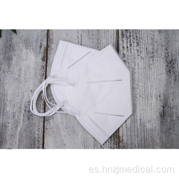 Máscaras faciales médicas FFP2 desechables de color blanco de 5 capas